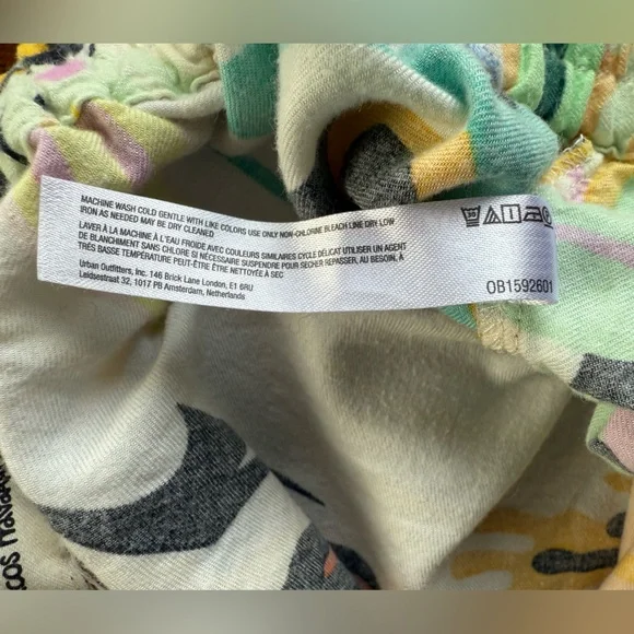 Marcos Navarro for Anthropologie Flannel Sleep Pants Animal Print Colorful, M - Picture 12 of 14